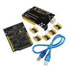 Keyestudio CNC Shield V2/V3/V4 Engraving Machine Kit For Arduino With UNO R3 Or Nano Board A4988/DRV8825 Driver Compatible GRBL
