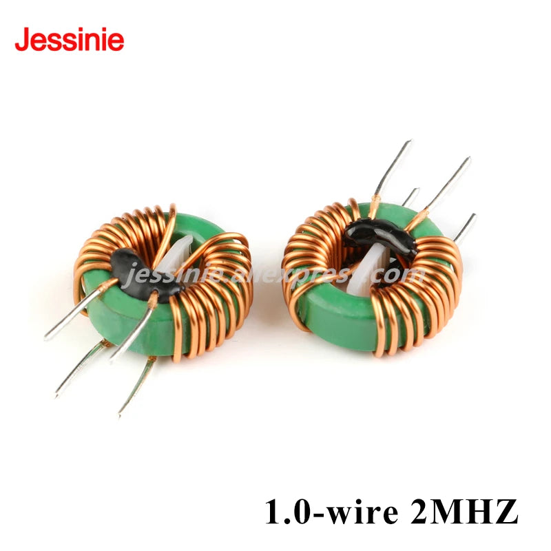 5pcs/1pc R Rod Common Mode Toroidal Inductor Coil 4x15mm 5x20 14x9x5 22x14x8mm 0.6-1.2mm Wire 3.3UH/2-10MHz 4-10A Power Filter