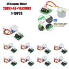 1-10PCS 1Set 28BYJ-48-5V 4 phase Stepper Motor+ Driver Board ULN2003 for Arduino 1 x Stepper motor +1x ULN2003 Driver board