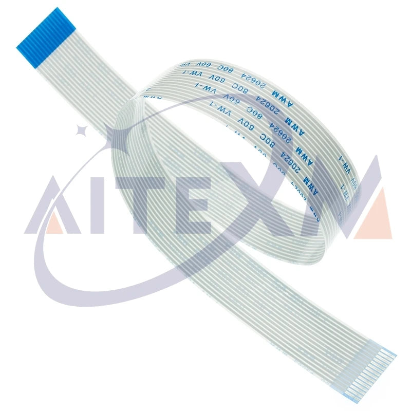 Flexcable For Raspberry Pi Model B+ 2M 1M 50CM 30CM 20CM 15CM 15 Pins Ribbon Flex Cable 15CM-200CM 1.0mm AWM 20624 80C 60V VW-1
