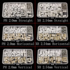 1Box PH2.0 / XH2.54 2/3/4/5 Pin Terminals Kit Male Female Plug Housing Header JST Wire Connector PH 2.0mm XH 2.54mm Pitch