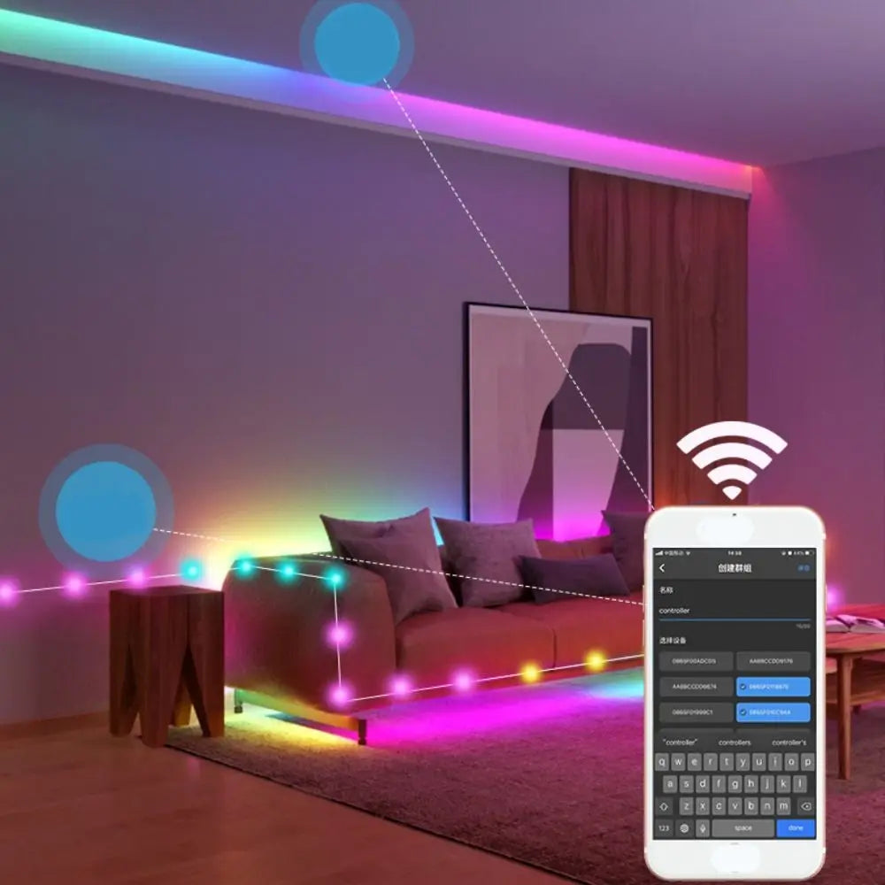 Addressable Led Music Controller Comes with MIC pickup Adjust Brightness RGB Light Controler 5V Mini Bluetooth APP Controller