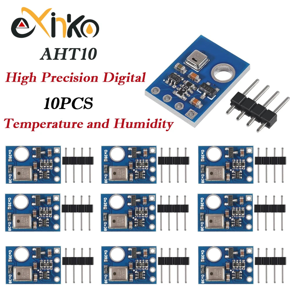 1-10PCS AHT10 High Precision Digital Temperature and Humidity Sensor Measurement Module I2C Communication Replace DHT11 SHT20