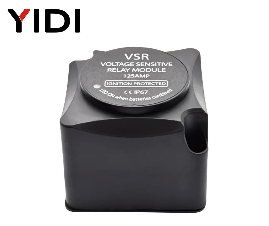 VSR Voltage Sensitive Relay 12V 140A Dual Battery Protection Smart Isolator Split Automatic Charging Relay Module Car Truck Boat