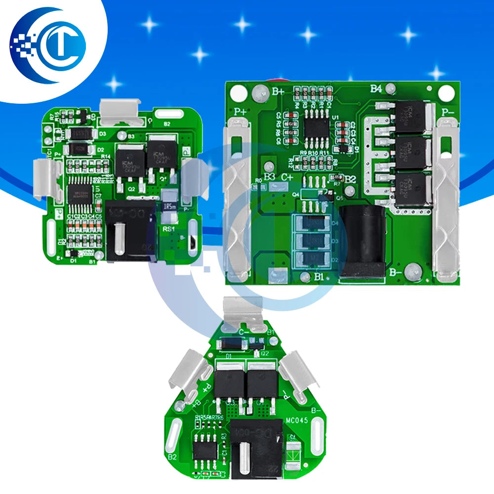 3s/4s/5S  Battery Charging Protection Board Li-Ion Lithium Battery Pack Protection Circuit Board BMS Module For Power Tools