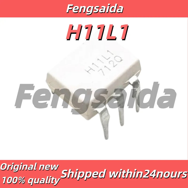 5PCS Brand New Original H11L1 DIP-6 Through-Hole Optocoupler, Imported Photoelectric Isolator