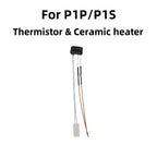 Ceramics Heater Thermistor for Bambu lab BambuLab X1 X1C P1 P1P P1S Combo 24v 48w Heating block 3D Printer Parts