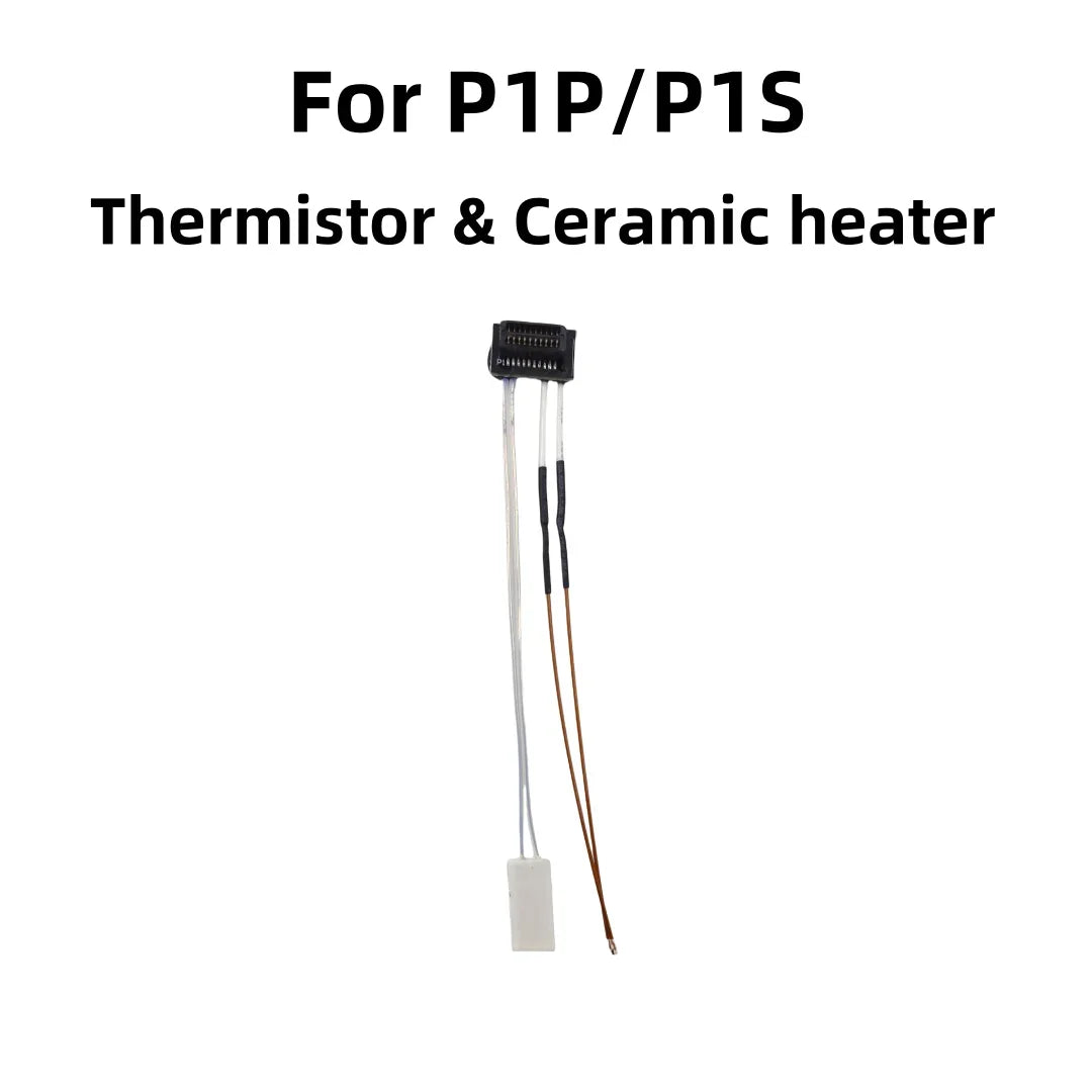 Ceramics Heater Thermistor for Bambu lab BambuLab X1 X1C P1 P1P P1S Combo 24v 48w Heating block 3D Printer Parts