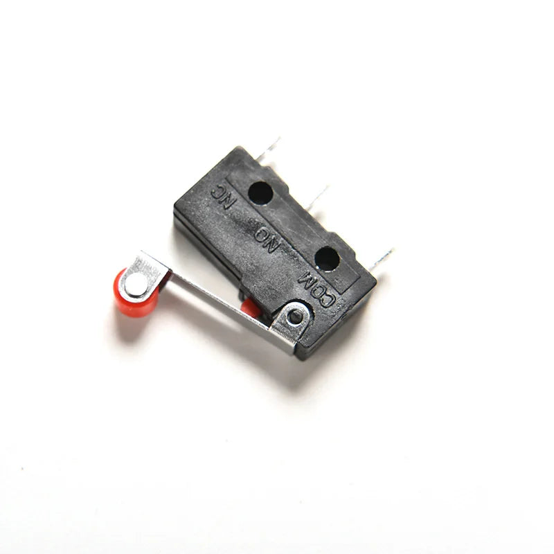 10Pcs Micro Roller Lever Arm Open Close Limit Switch KW12-3 PCB Micro Switch‘