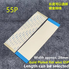 1pcs Gold-plated Ffc Fpc Flat Flexible Cable Awm 20706 105c 60v Vw-1 0.5mm Pitch 40/50/55/60/68/80/96 Pin