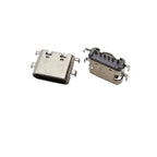 10Pcs USB Connector Type C Female Charging Port Jack 2/6/16 Pin Type-C Socket PCB Soldering SMD SMT DIY Repair Type C Adapter