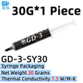 GD-3 Thermal Paste Performance 1/3/7/15/30g Gray 7.5W/m-k For CPU GPU Heat Sink Cooling Cooler Grease Compound Silicone CN SY BB