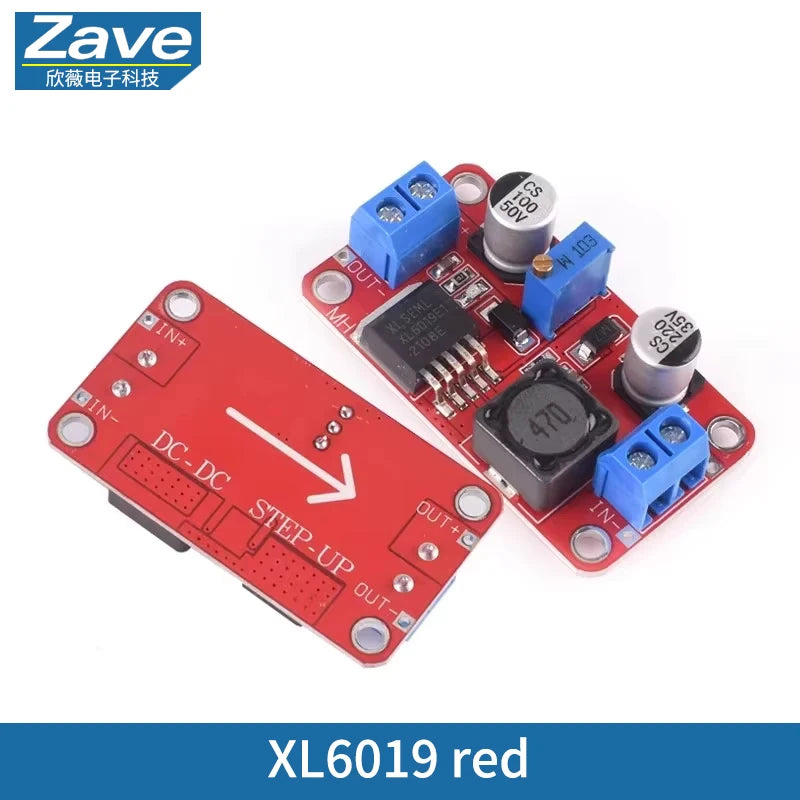 XL6019 DC-DC Booster Module Power supply Module Output Adjustable Super LM2577 XL6009 step-up module output 5V 12V 24V adjustabl