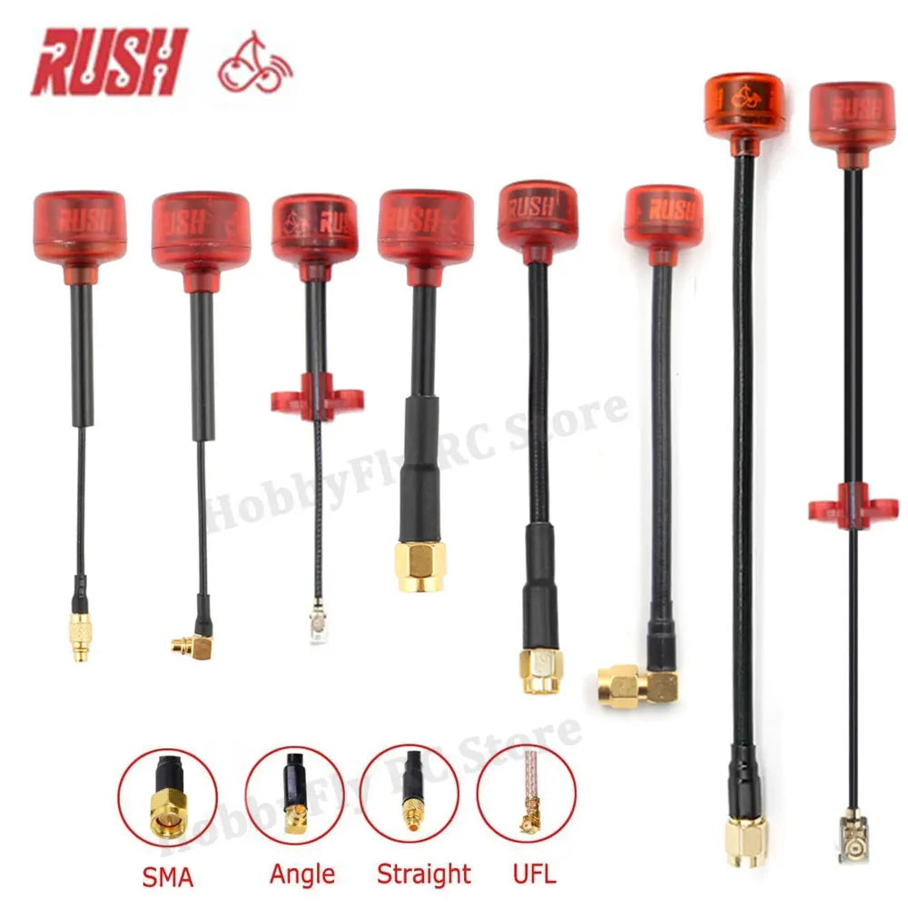 Rush Cherry FPV 5.8G Antenna LHCP RHCP SMA MMCX UFL long range Racing Antenna Connector Adapter For RC FPV Racing Drone