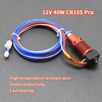 Ender 3 Metal J-Head CR10 MK8 Hotend Extruder Kit Heat Block Nozzle Heater Thermistor for CR10s Pro Ender3 V2 Ender 5 3D Printer