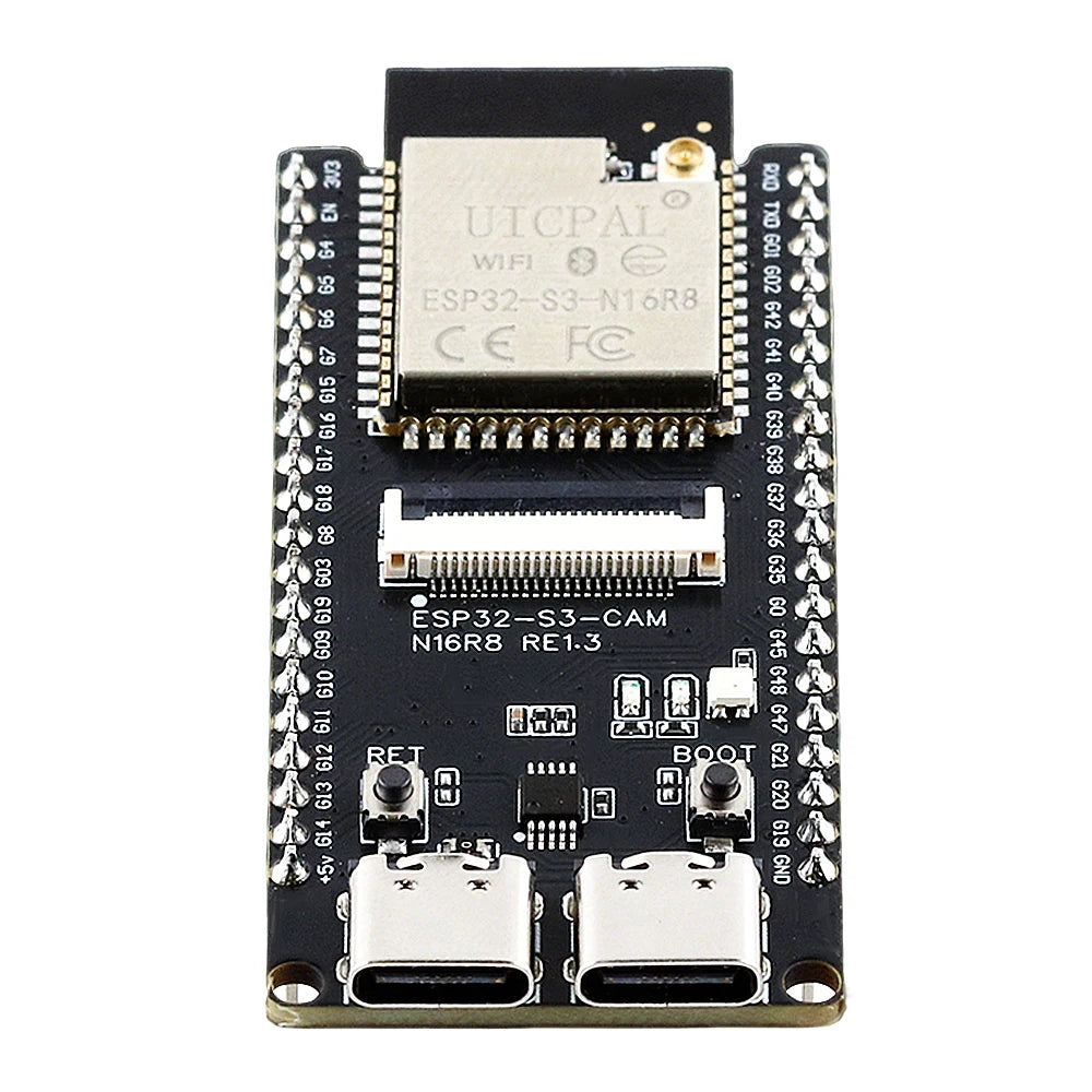 ESP32 S3 Development Board with 2.4G Wifi Module for Camera Module OV2640 8MB PSRAM 16MB FLASH ESP32 S3 N16R8 CAM Type-C