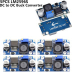 XCW LM2596 DC to DC Buck Converter 3.0-40V to 1.5-35V Power Supply Step Down Module-1/5/10PCS