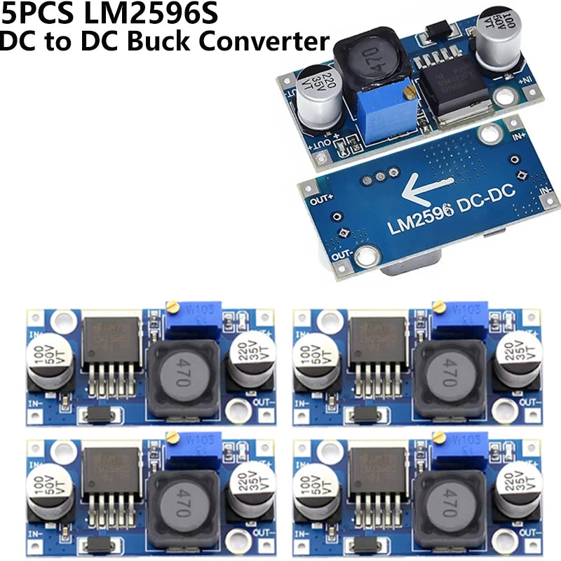 XCW LM2596 DC to DC Buck Converter 3.0-40V to 1.5-35V Power Supply Step Down Module-1/5/10PCS