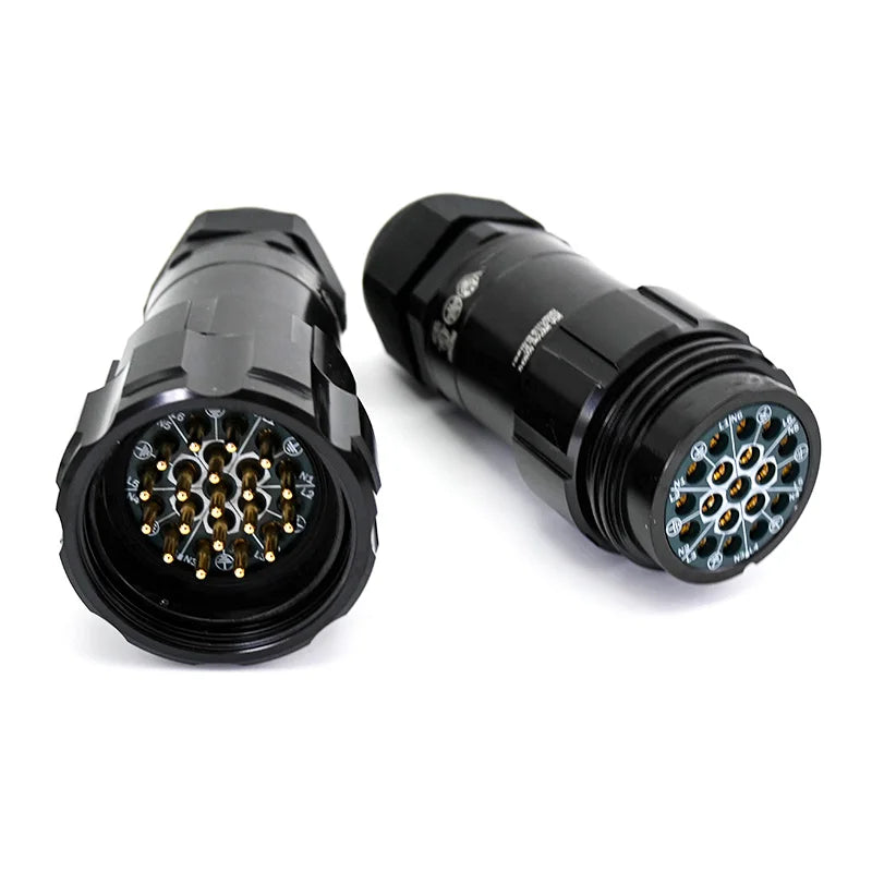 Socapex 19 Pin Connector Lighting Audio Power Distro Plug Male Female Multi Pin Soca Circuit Cable Plug for Stage Lighting