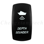 Marine 12V 24V White Led On Off Rocker Switch 5Pin SPST Momentary Switch DPDT ON OFF ON 3-Way for Car Boat Carling 4X4 Narva