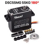 9imod 55kg Waterproof Servo IP67 180/270 Magnetic Sensor High Torque Coreless Digital Servo Full Metal Gear for 1/8 1/10 RC Cars