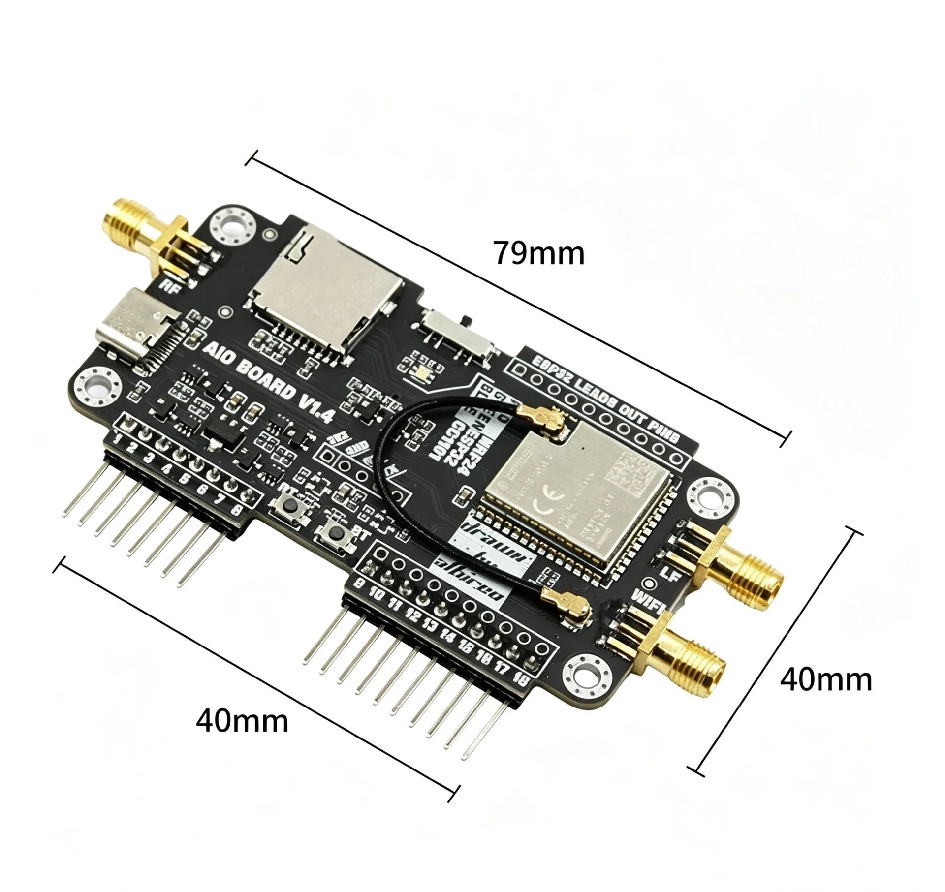 Flipper Zero 3-in-1 Expansion Board Wifi Nrf24 Esp32 Cc1101 Development Module