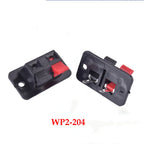 1PCS  Connector Terminal 2P 4P 6P 8P 12P Push In Jack Spring Load Audio Speaker Terminals Breadboard Clips