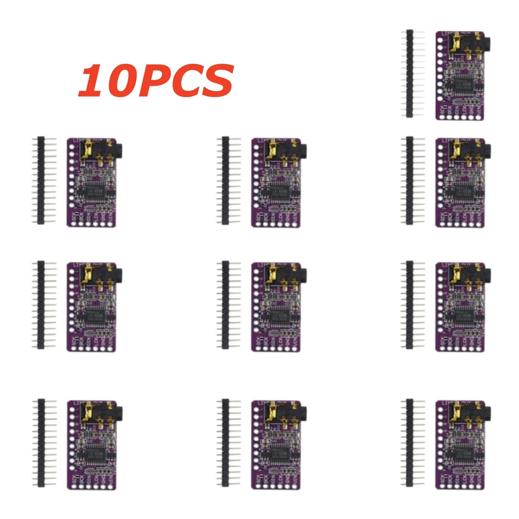 PCM5102 PCM5102A DAC Sound Card Board pHAT 3.5mm Stereo Jack 24 Bits Digital Audio Module for Raspberry Pi Beyond