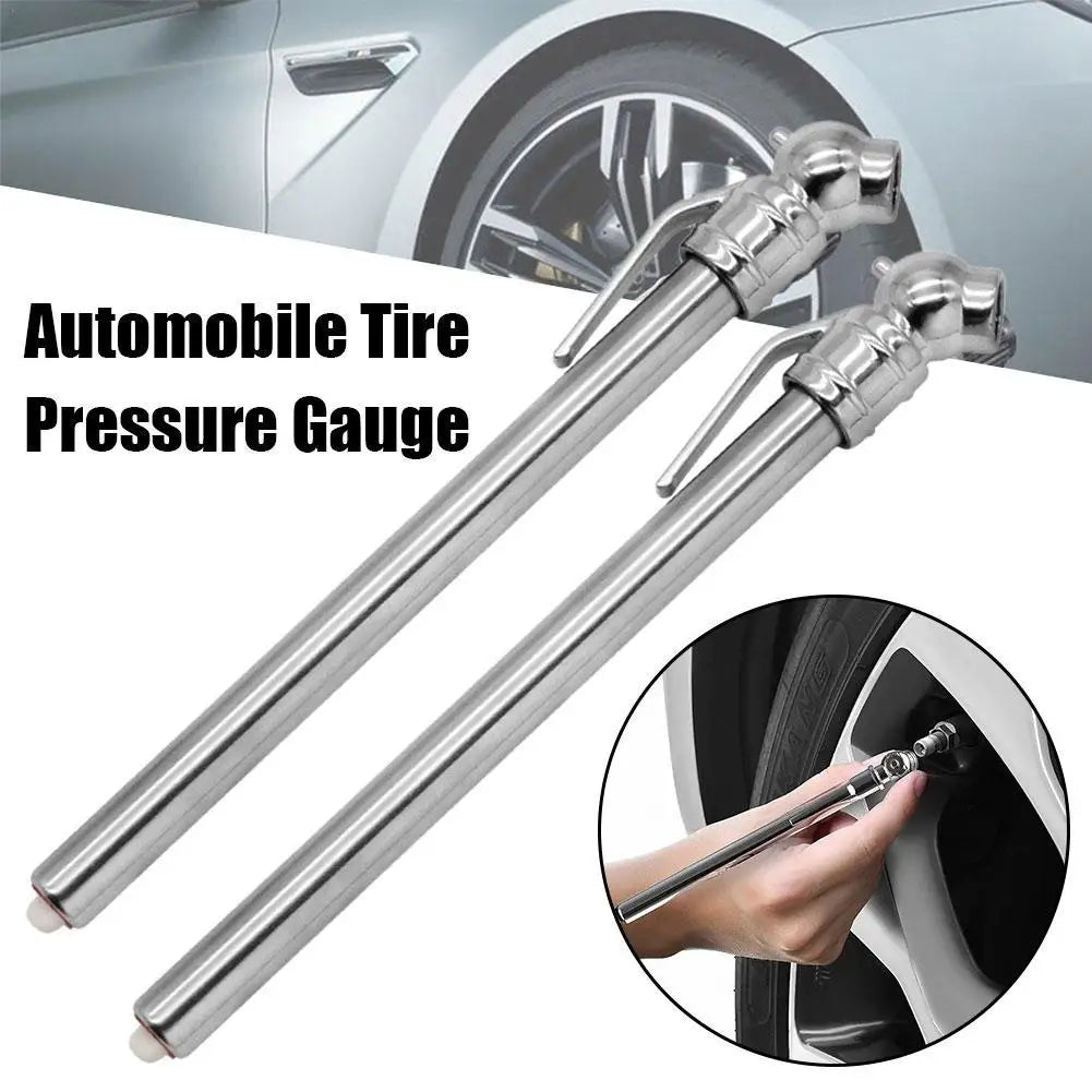 2pcs Portable Universal Tire Air Pressure Gauge Pen Checker Test Car Vehicle Motor Tire Pressure Barometer Monitor System Supply