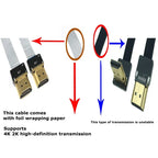 Anti-interference Ribbon FPV HDMI-Compatible Connector Flexible Flat Cable Raspberry Pi 4 Micro Mini HDMI-compatible