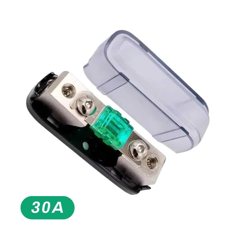 Plug-In Amplifier Fuse Holder 30-150A Car Power Cord Audio Modified Fuse Holder