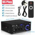 Woopker AK35/AK45 Pro/AK55 Digital Amplifier Bluetooth Sound Amplifier 2 Channel HIFi FM USB Audio Amp For Home Car Karaoke