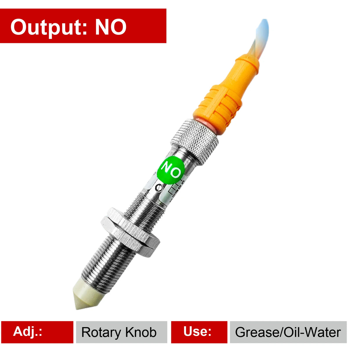 WKC1204 Capacitive Liquid Level Sensor Oil Glue Level Switch DC12-24V NPN PNP for Dispensing Potting Filling System