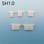 50Pcs SH1.0 JST 1.25 ZH1.5 PH2.0 XH2.54 2/3/4/5/6/7/8/9/10 Pin Housing Shell Connector 1.0/1.25/2.0/2.54mm Plastic Case