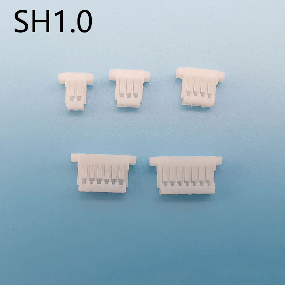 50Pcs SH1.0 JST 1.25 ZH1.5 PH2.0 XH2.54 2/3/4/5/6/7/8/9/10 Pin Housing Shell Connector 1.0/1.25/2.0/2.54mm Plastic Case