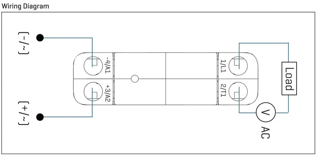 GEYA DIN Rail Solid State Relay Single Phase SSR With Heatsink DC Control AC High Load Capacity Solid State Reliability 15A-60A
