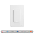MOES Tuya ZigBee US Smart Light Switch Push Button Wall Switch Neutral Wire/No Neutral Wire Required Work With Alexa Google Home
