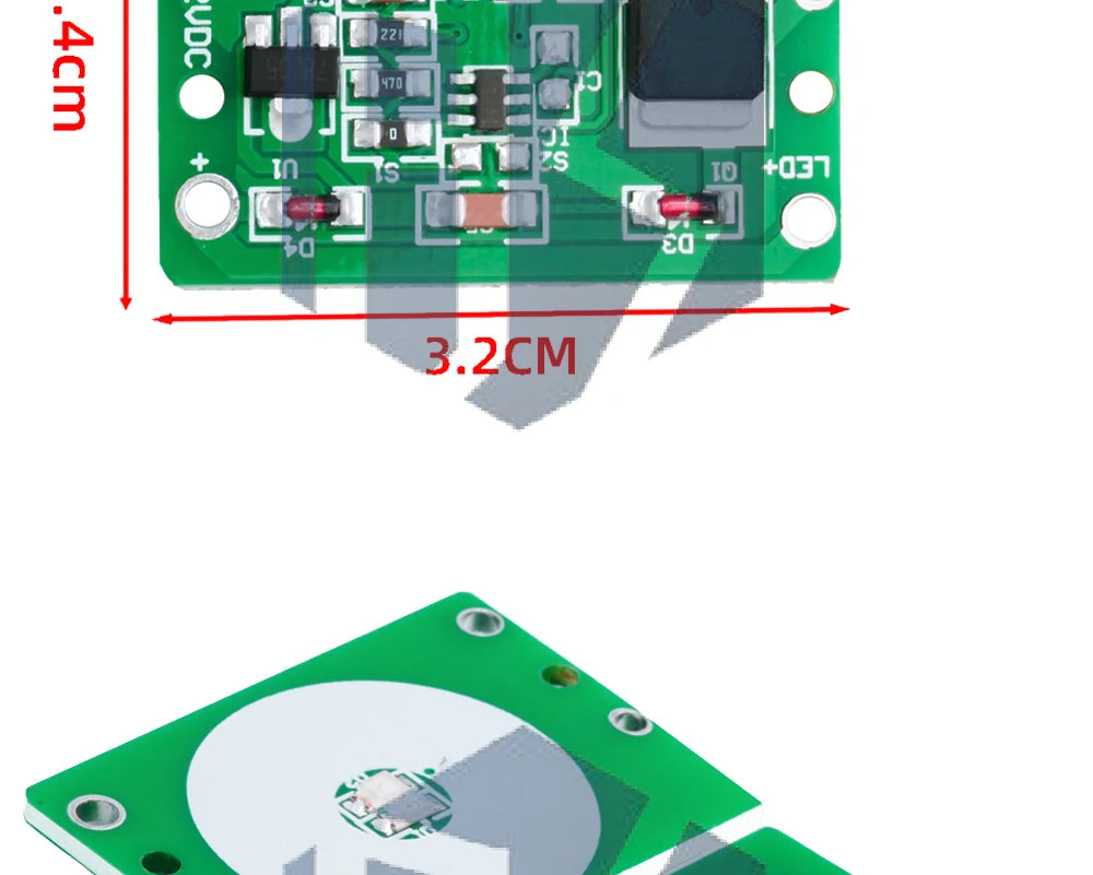 1~10PCS 12V Capacitive Touch Switch Sensor Module Push Button Touching Key Module Jog Latch With Relay DC 6-20V 3A TTP223 module