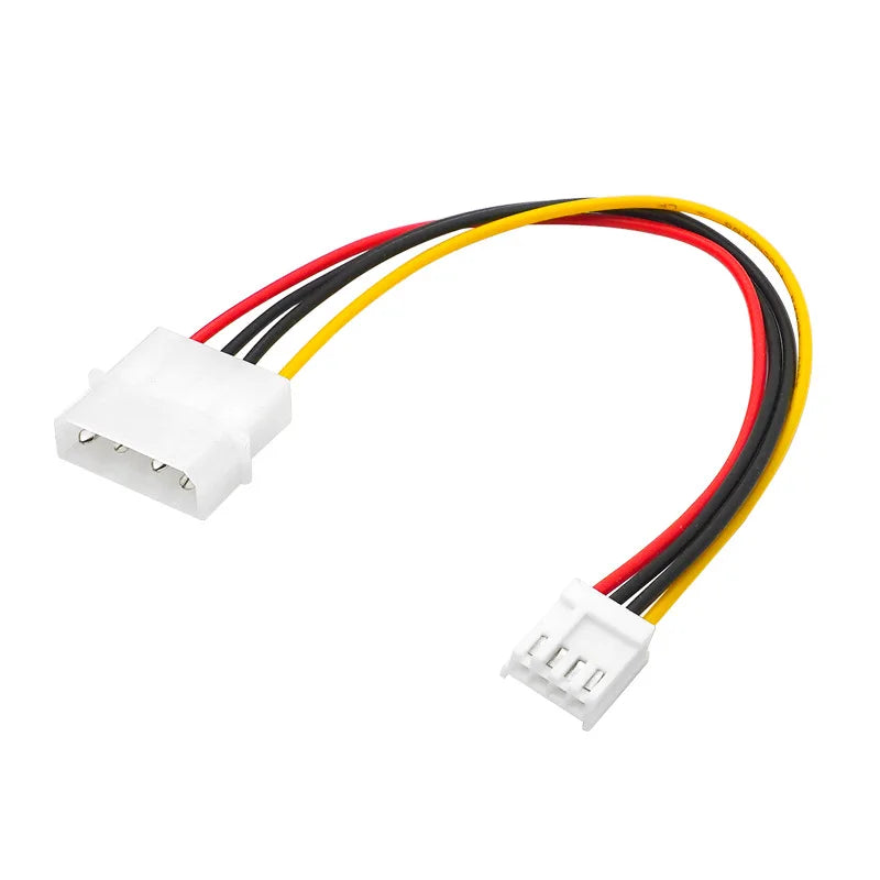 Big 4 Pin Molex to Small 4Pin Convert Cable FDD Floppy Disk Drive Power Supply Wire Computer IDE to Power Connection Plug Cord
