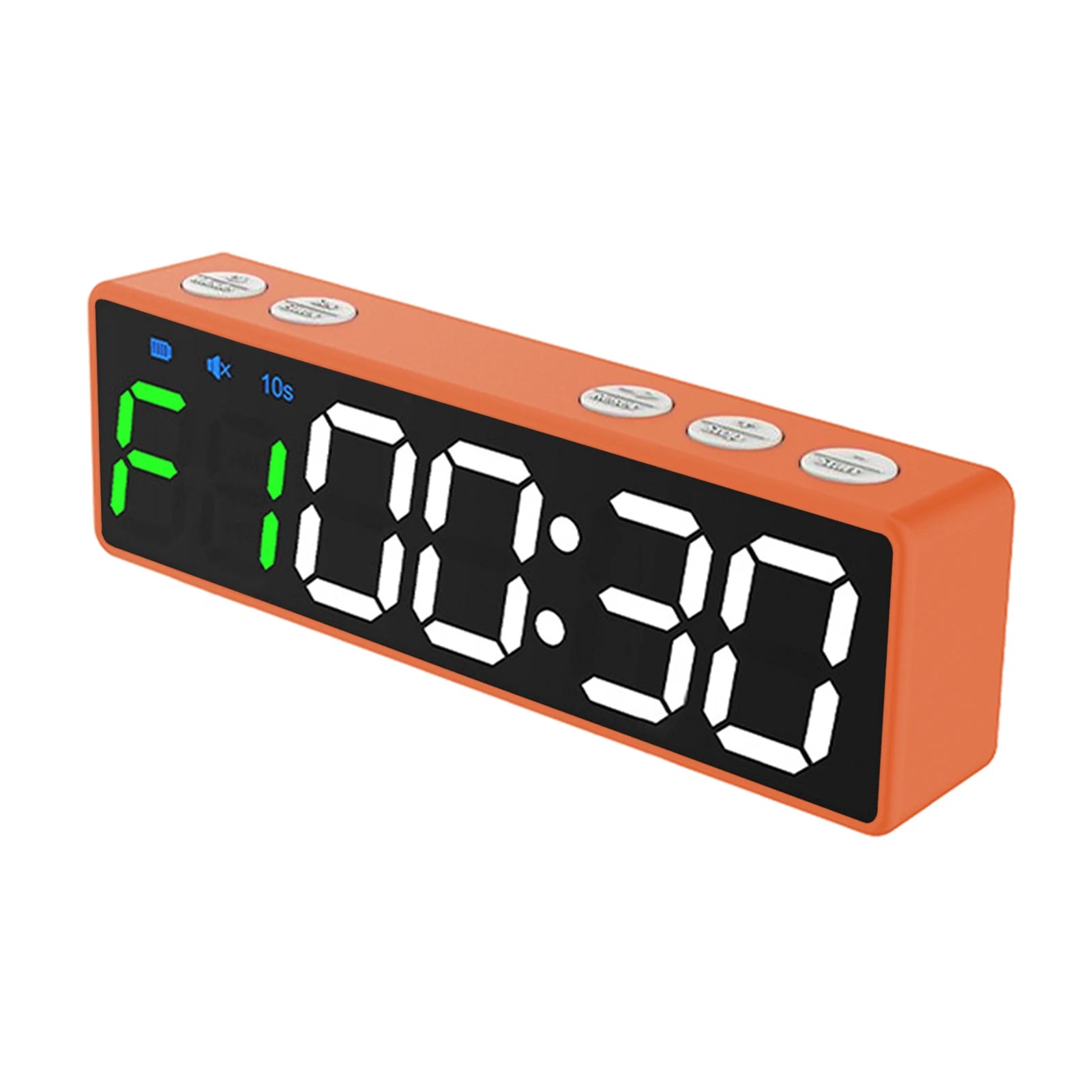 Gym Timer Mini Gym Timer Rechargeable Stopwatch Portable Countdown/up Clock with Magnetic Back for Home Gym Fitness Training