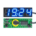 3 In 1 DS3231 LED Digital Clock Temperature Voltage Module Time Thermometer Voltmeter Volt Meter Monitor DC 5V-30V