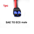 SAE To EC5 Male Female Plug Connector To SAE Power Automotive Cable Wire Power Cord Plug DIY 10 AWG SAE Cable R23