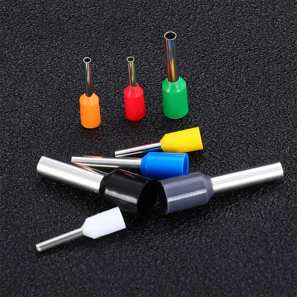 400 pcs Crimping Terminal Kit, Tubular Terminal Blocks, Various Types, Electrical Tube Terminal Blocks, Insulated Wire Terminal
