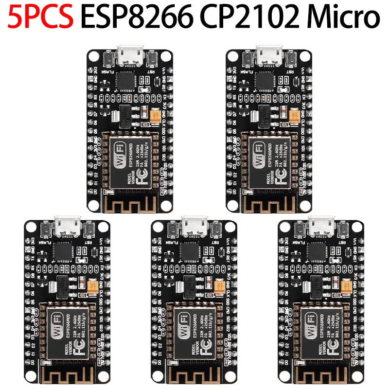 ESP8266 Wireless Module CH340/CP2102/CH9102X NodeMcu V3 V2 Lua WIFI Internet of Things Development Board Based ESP-12E ZY8266