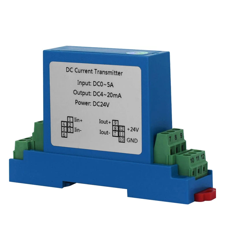 DC Current Transmitter 1V/5V/10V Volatge Transducer Factory Supply Current Sensor current transmitter power 12/24V