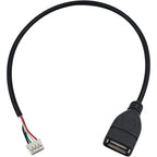 USB 2.0 to PH2.0/XH2.54/mx1.25 Data Cable, 4-Pin PH2.0 Pin to USB 2.0 Connection Cable, Small Motherboard USB Pin