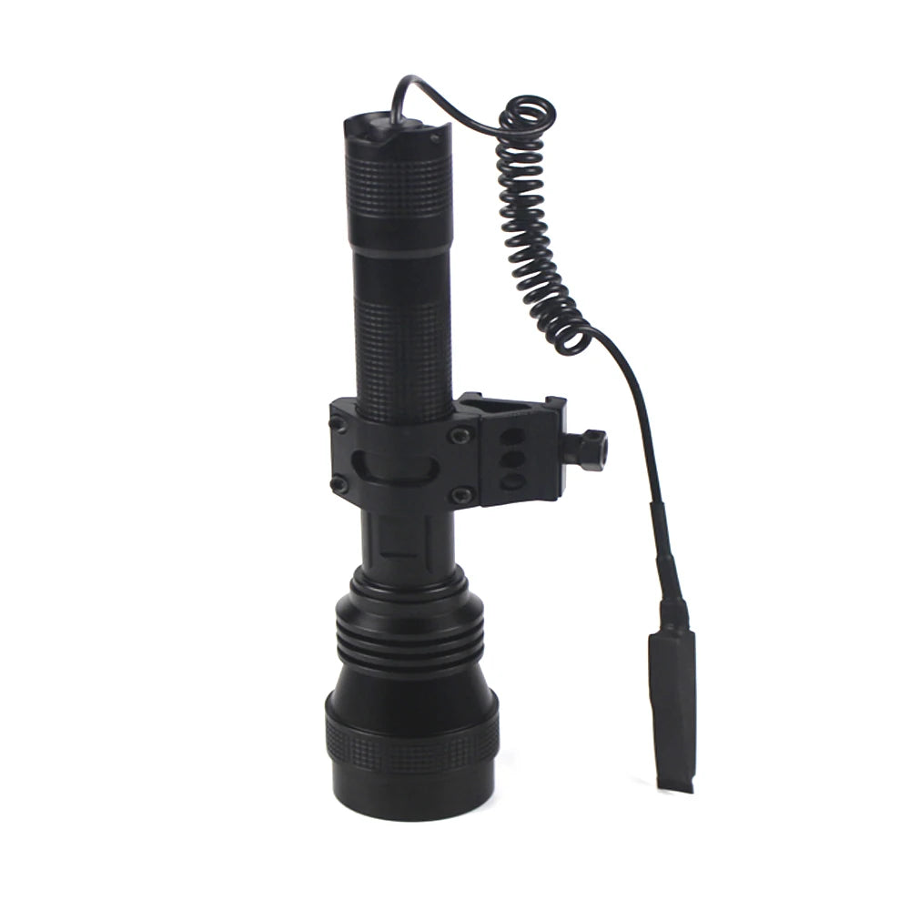 500Yards C14 Tactical Infrared Flashlight IR 850nm 940nm LED Zoomable 1 Modes Hunting Torch 18650 Night Vision infrared Device