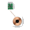 5W Wireless Charging Module PCBA Module Small Coil Lithium Battery Charging Built-in 3.7V Lithium Battery Modification Scheme