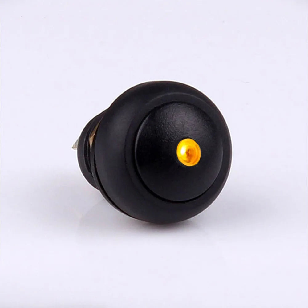 12mm Momentary and Latching NO Waterproof IP67 Types Special Symbol Push Button Car Switch 3V 6V 12V 24V 220V On Off