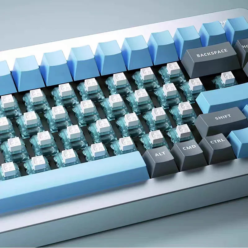 Kailh Arctic Fox Switch Tactile Clicky 5 Pins RGB For MX Mechanical Gaming Keyboard Hot Swap Pre-Lubed PC Gaming Switches Custom